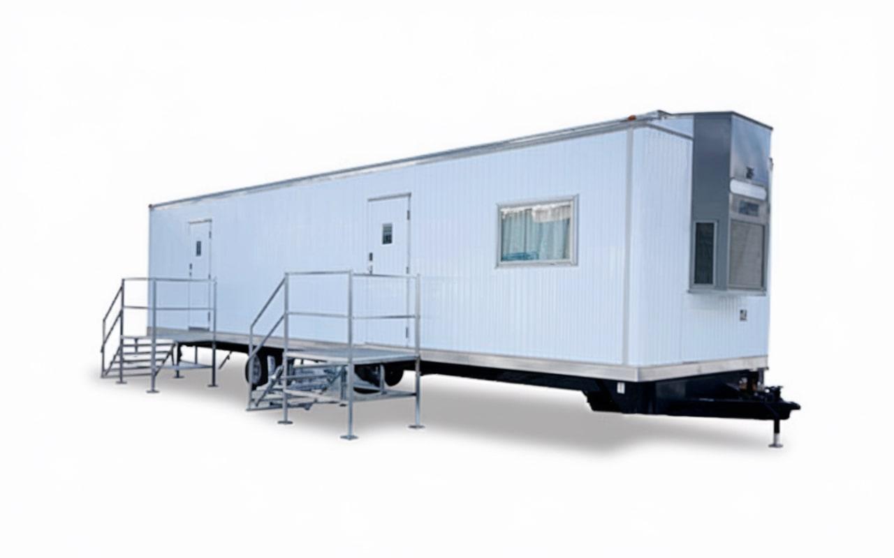 office trailers can be easily relocated to a different site if needed